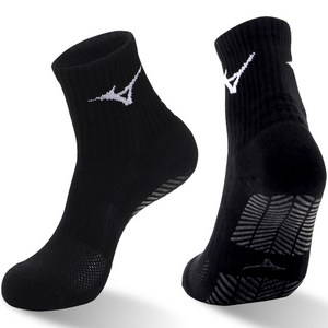 미즈노 양면 논슬립 필드 미드 삭스, 블랙