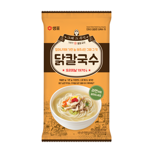 샘표 닭칼국수, 101g, 1개