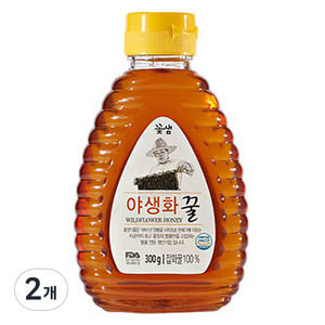 꽃샘 야생화꿀, 300g, 2개