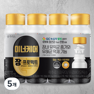 포스트바이오틱스 이너케어 장 프로텍트 유산균음료 4입, 542.4ml, 5개