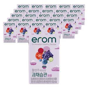이롬 황성주 과채습관 퍼플, 140ml, 48개