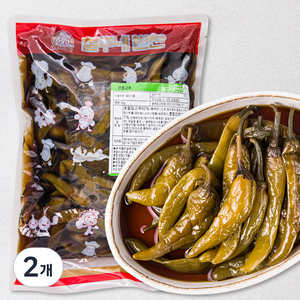 철구네 간장고추, 2kg, 2개