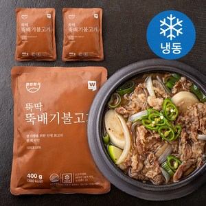 한인한식 뚝딱 뚝배기 불고기 (냉동), 400g, 3개