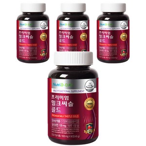 뉴트리디데이 프리미엄 밀크씨슬 골드 500mg, 90정, 4개