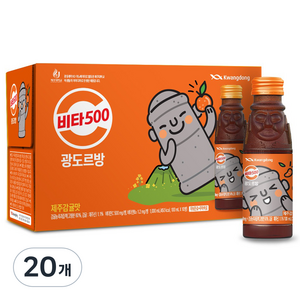 비타500 광도르방 비타민음료, 100ml, 20개