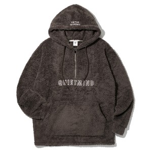 앨빈클로 QUIETMIND 아노락 오버핏 양면 양털 후드티 AVH136