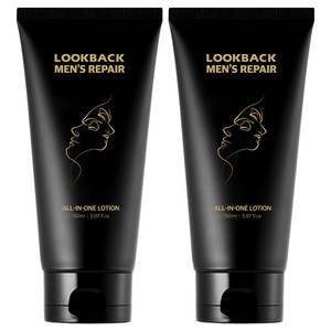 LOOKBACK 남성용 올인원 로션, 150ml, 2개