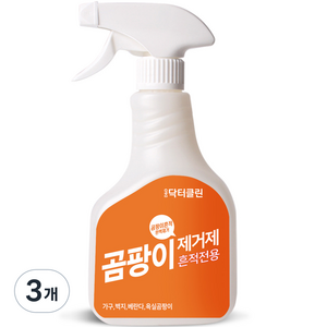 닥터클린 디앤디 곰팡이제거제 흔적전용, 500ml, 3개