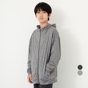 로또 주니어 폴리스판 겉피치 후드 집업 GREY XL