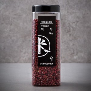 도정공장 씻어나온 적두, 1kg, 1통