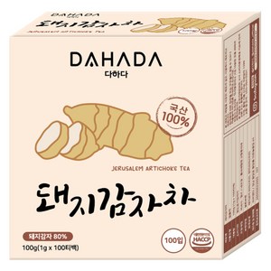 다하다 돼지감자차 티백, 1g, 100개입, 1개