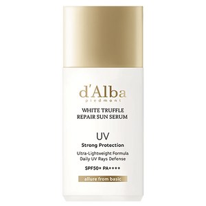 [비건뷰티] 달바 화이트 트러플 리페어 선세럼 SPF50+ PA++++, 35ml, 1개