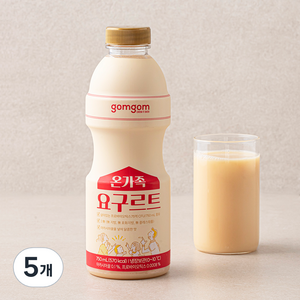 곰곰 온가족 요구르트, 750ml, 5개