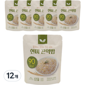 봄날 현미 즉석 곤약밥, 150g, 12개