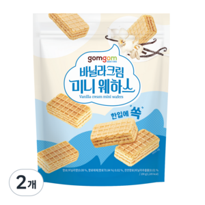 곰곰 바닐라크림 미니웨하스, 230g, 2개