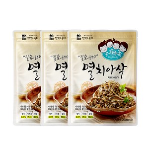 맛있는풍경 칼슘이 풍부한 멸치아삭, 20g, 3개