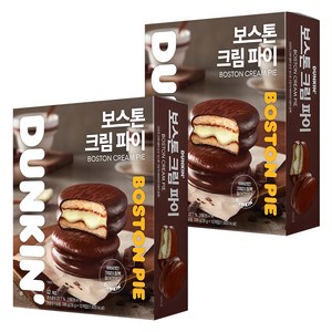 던킨도너츠 보스톤 크림 파이 12p, 336g, 2개