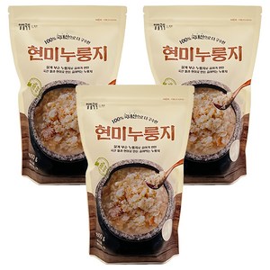 태광선식 일일곡식 국산 현미 누룽지, 800g, 3개