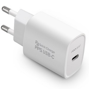 루앱 25W USB-PD C타입 PPS 초고속 충전기 어댑터, 화이트 x 1개, 1개