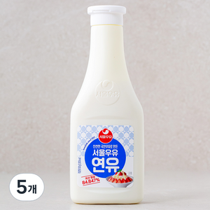 서울우유 연유, 500g, 5개