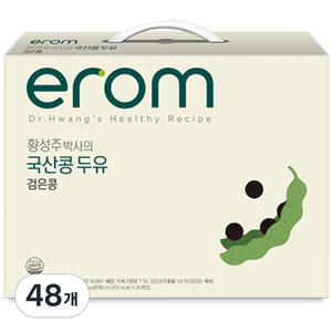 이롬 황성주 박사의 두유 검은콩, 190ml, 48개