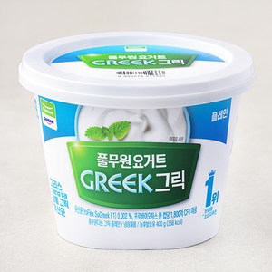 풀무원다논 그릭 플레인, 400g, 1개