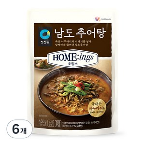 청정원 호밍스 남도추어탕, 450g, 6개