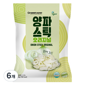 달곰삼삼 양파스틱 오리지널, 160g, 6개