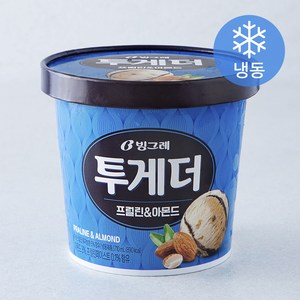 빙그레 투게더 프럴린 & 아몬드 (냉동), 710ml, 1개