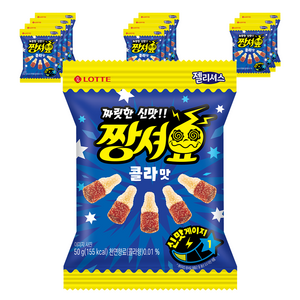 롯데웰푸드 젤리셔스 핵짱셔요 콜라, 50g, 12개