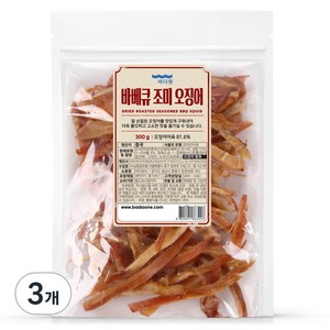 바다원 바베큐 조미 오징어, 300g, 3개