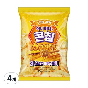 콘칩 허니버터맛, 70g, 4개