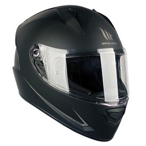MT STINGER-B 오토바이 풀페이스 헬멧, MATT BLACK