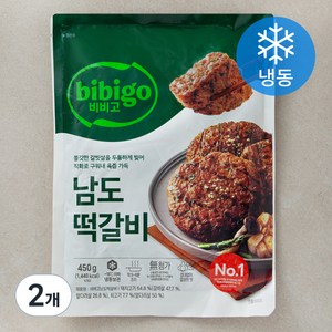 비비고 남도떡갈비 (냉동), 450g, 2개