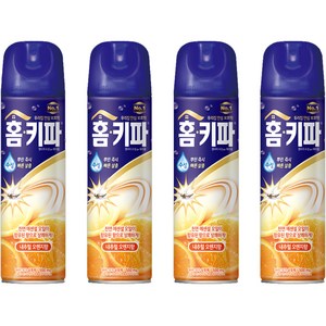 홈키파 엘비이 수성알파 에어졸 내추럴 오렌지향, 500ml, 4개