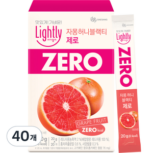 라이틀리 자몽 허니 블랙티 제로, 20g, 40개