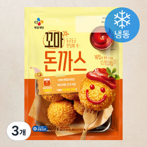 CJ 꼬마 돈까스 (냉동), 400g, 3개