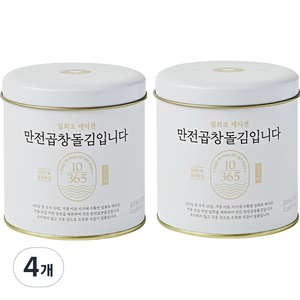 만전김 만전곱창돌김입니다, 22g, 4개