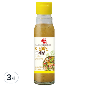 오뚜기 이탈리안 드레싱, 215g, 3개