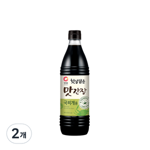 청정원 햇살담은 맛간장 국찌개용, 2개, 840ml