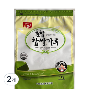 청은 혼합 찹쌀가루, 2개, 3kg