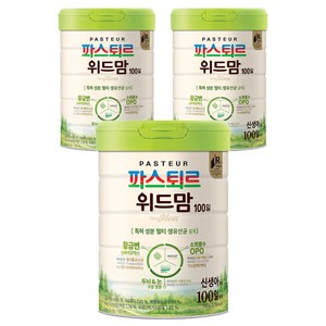 파스퇴르 위드맘 100일, 750g, 3개