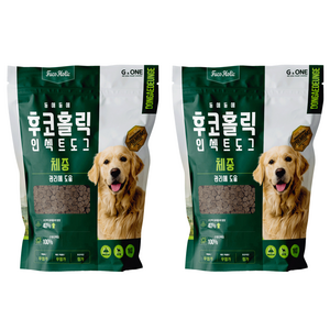 후코홀릭 전연령 도그 동애등에 프리미엄 체중 소프트사료, 1kg, 2개