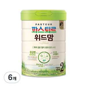 파스퇴르 위드맘 2단계, 750g, 6개