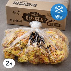 굿프랜즈 야채튀김 (냉동), 3kg, 2개