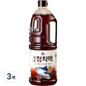 사조 참치액, 2.1kg, 3개