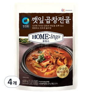 호밍스 깻잎곱창전골, 400g, 4개