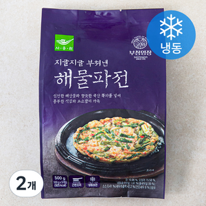 사옹원 부침명장 해물파전 (냉동), 500g, 2개