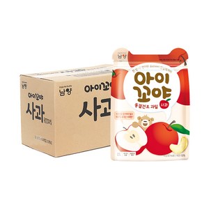 남양유업 아이꼬야 동결건조 과일칩, 사과, 8개