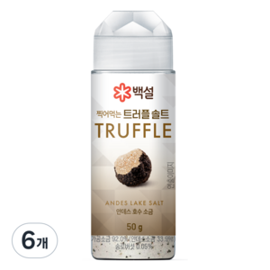 백설 찍어먹는 트러플솔트, 6개, 50g